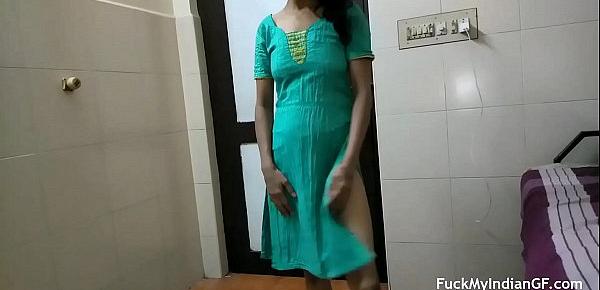  Petite Skinny Indian GF Dancing In Shalwar Suit Stripped Naked For Her Boyfriend